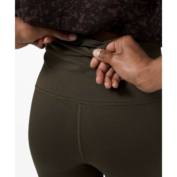 Lululemon Wunder Under Lounge Super High Rise Tights Leggings Pants Fleece Lined - Picture 3 of 13